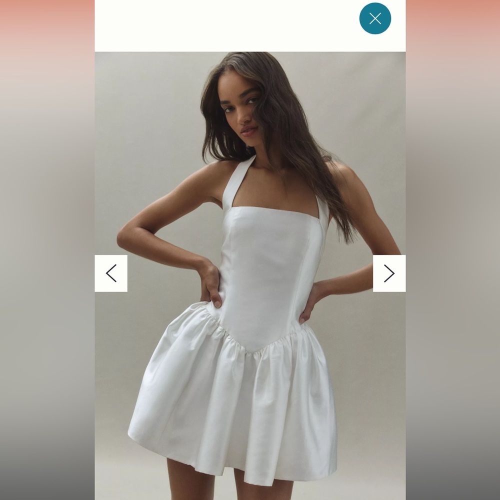 MARE MARE DROP-WAIST FIT & FLARE MINI DRESS